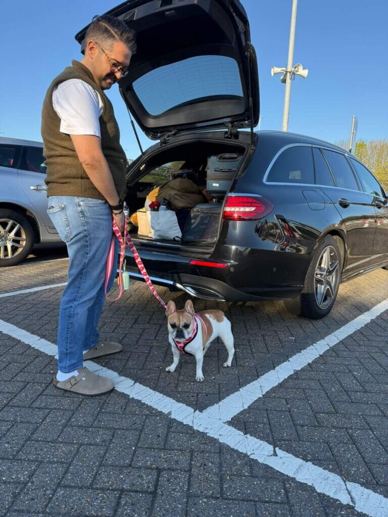 Pet Taxi London to Paris with Betty